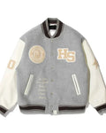 Bape X Highsnobiety Multi Logo Varsity Jacket