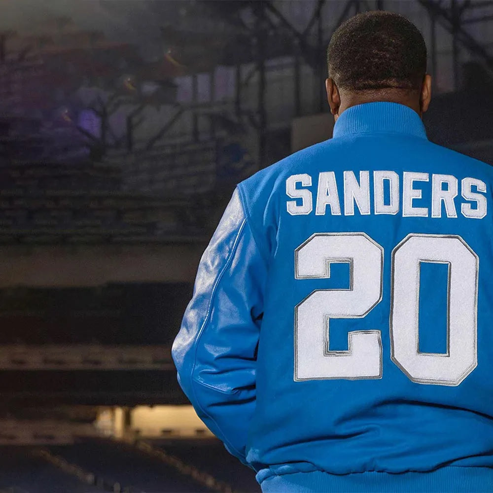 Barry Sanders Detroit Lions Jacket