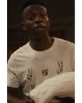 Bel-Air S04 Carlton Banks White Hand Print Graphic Tee