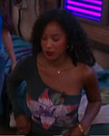 Big Brother USA Ashley Hollis Floral One Shoulder Top