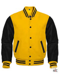 Black and Yellow Varsity Jacket