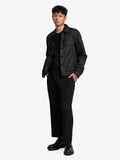 Black Waxed Denim Jacket
