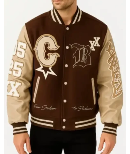 Breezy Bowl XX Letterman Varsity Jacket