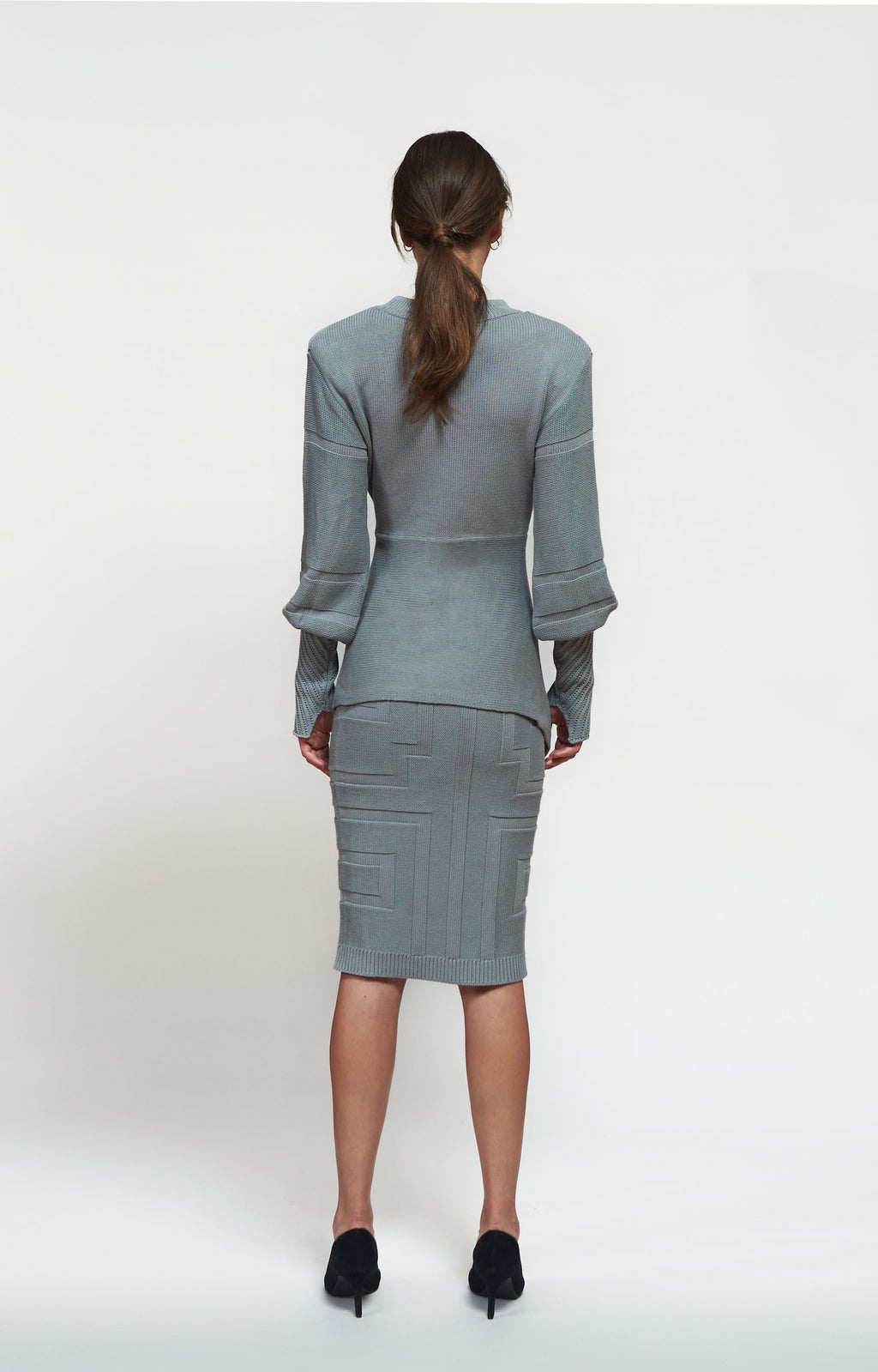 Primakind Calisto Knit Top And Skirt Set