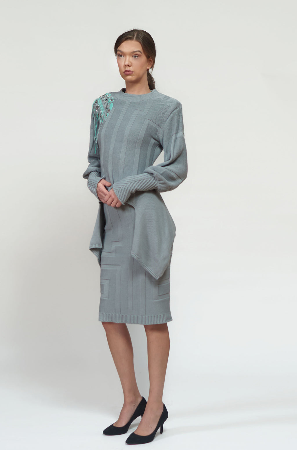 Primakind Calisto Knit Top And Skirt Set