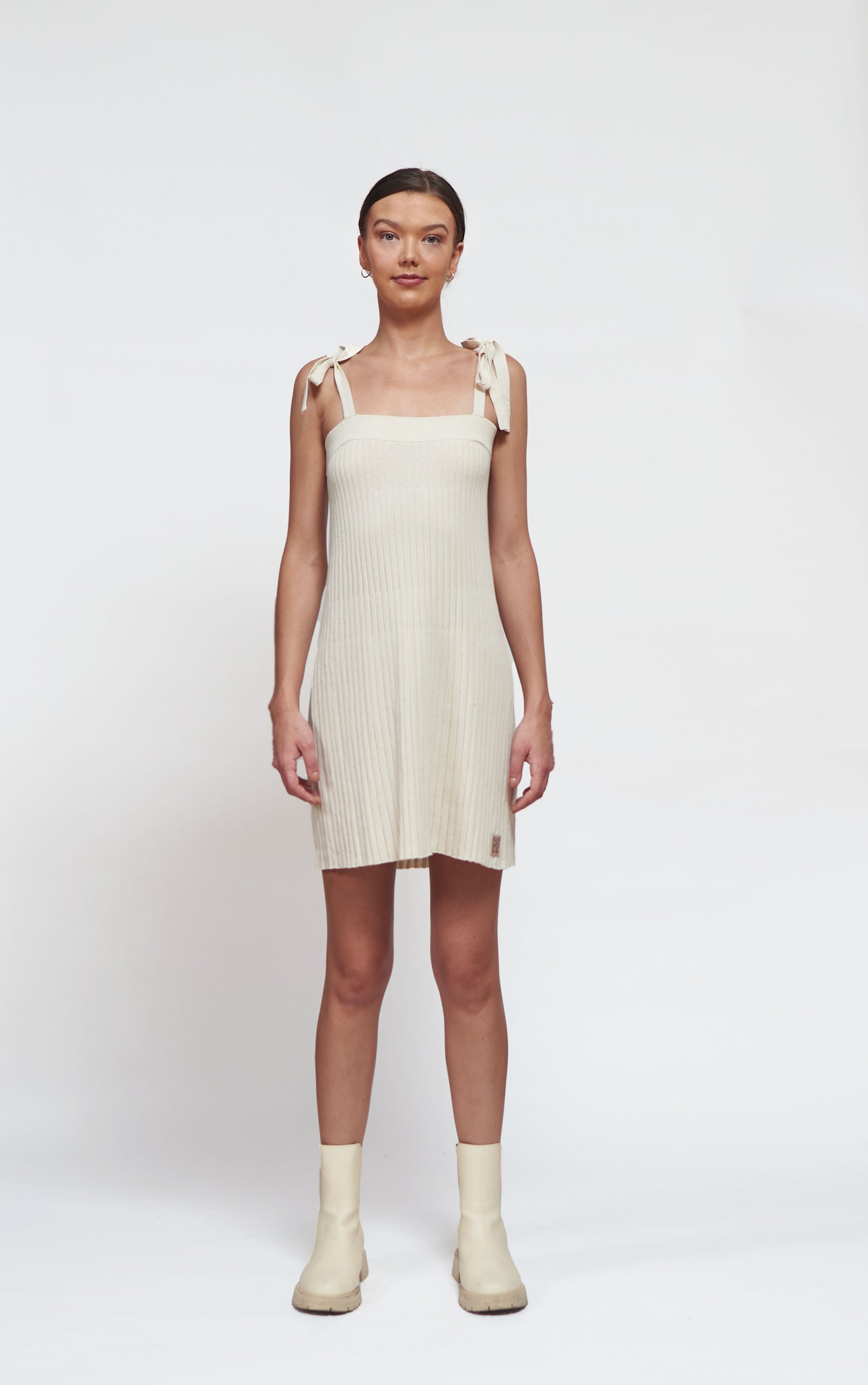 PKF Calyx Spaghetti Strap Dress with Oversized Convertible Top