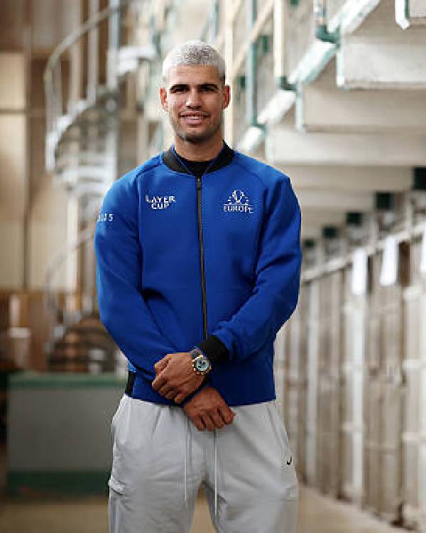 Carlos Alcaraz Team Europe Laver Cup Blue Jacket