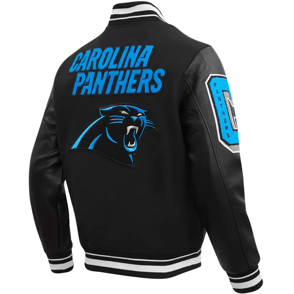 Carolina Panthers Mashup Varsity Jacket