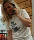 Catch of the Day Emilie Ullerup Eat Sleep Cook Repeat White Shirt