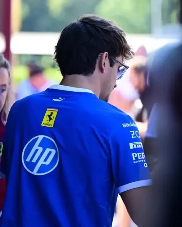 Charles Leclerc F1 Grand Prix Of Italy Blue T-shirt