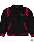 Chicago Bulls Sport Night Teddy Varsity Jacket