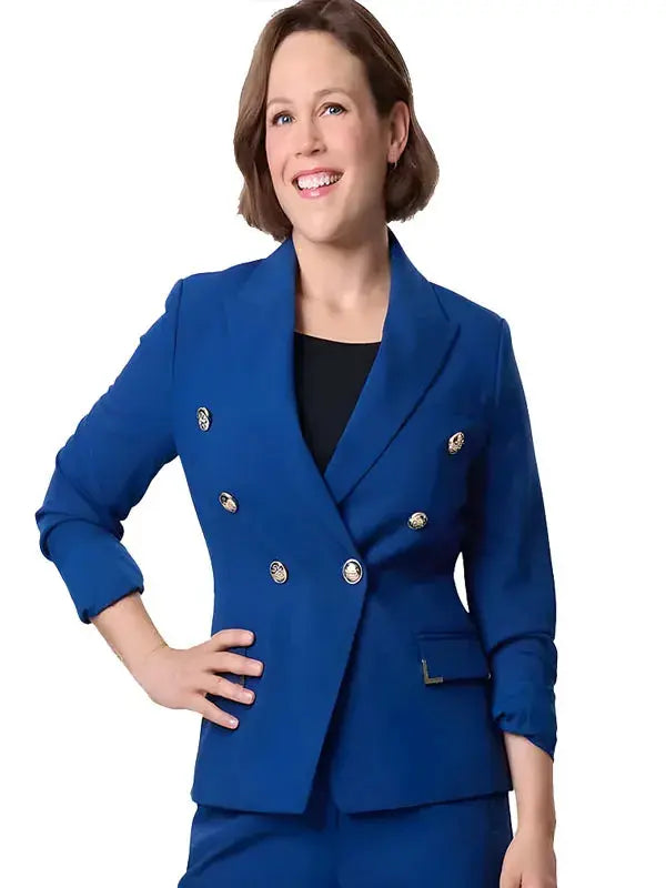 Christmas Above the Clouds 2025 Erin Krakow Blue Blazer