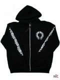 Chrome Hearts Black Fleece Hoodie