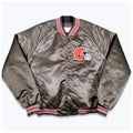 Cleveland Browns 80s Bomber Satin Jacket