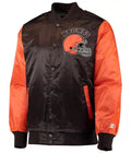 Cleveland Browns Locker Room Throwback Satin Jacket