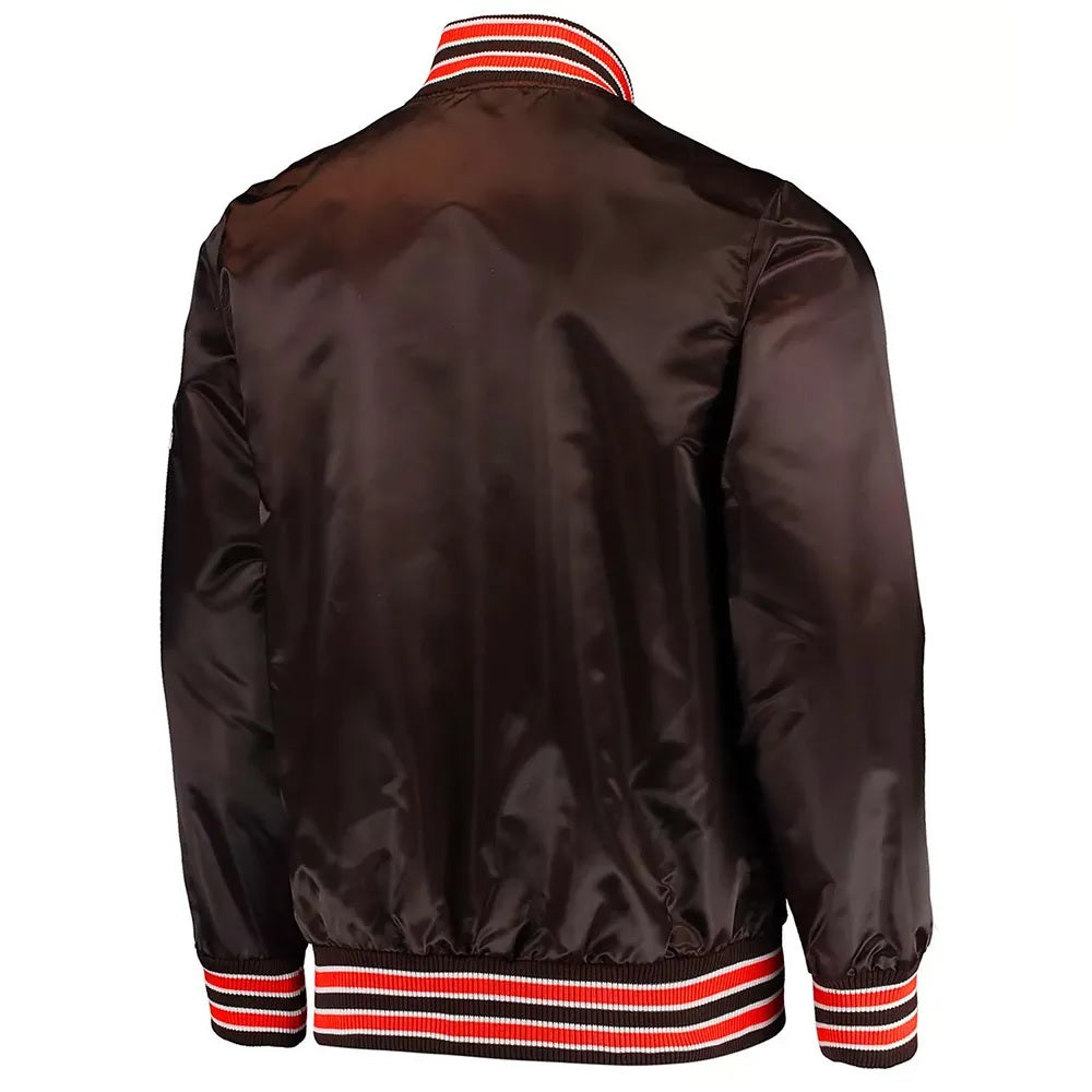 Cleveland Browns The Diamond Retro Satin Jacket
