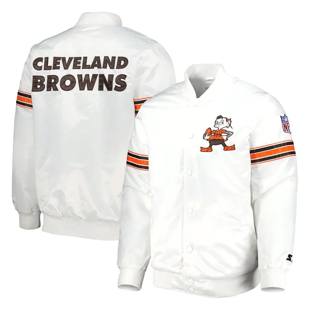 Cleveland Browns The Power Forward Satin Jacket