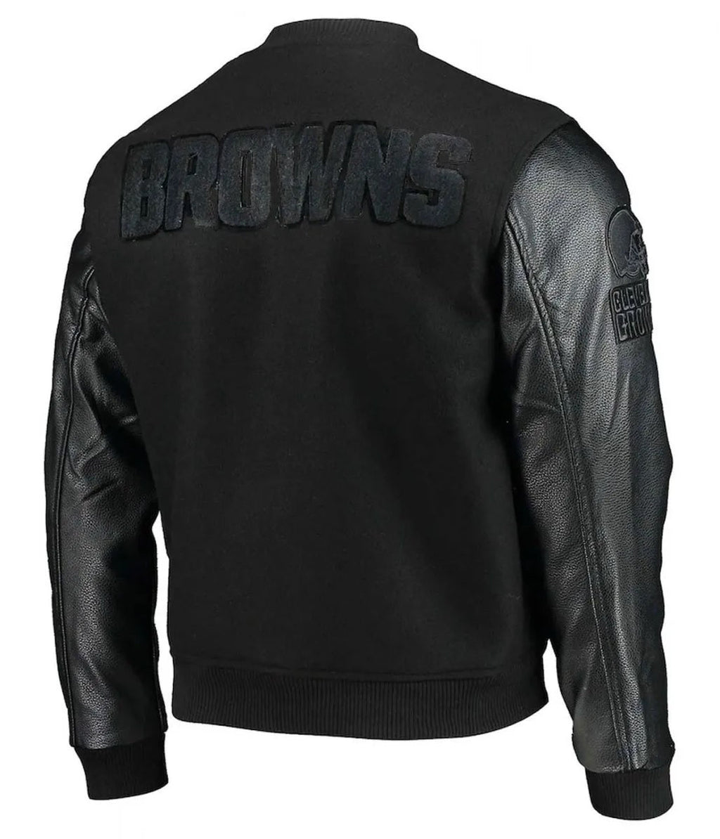 Cleveland Browns Varsity Black Jacket