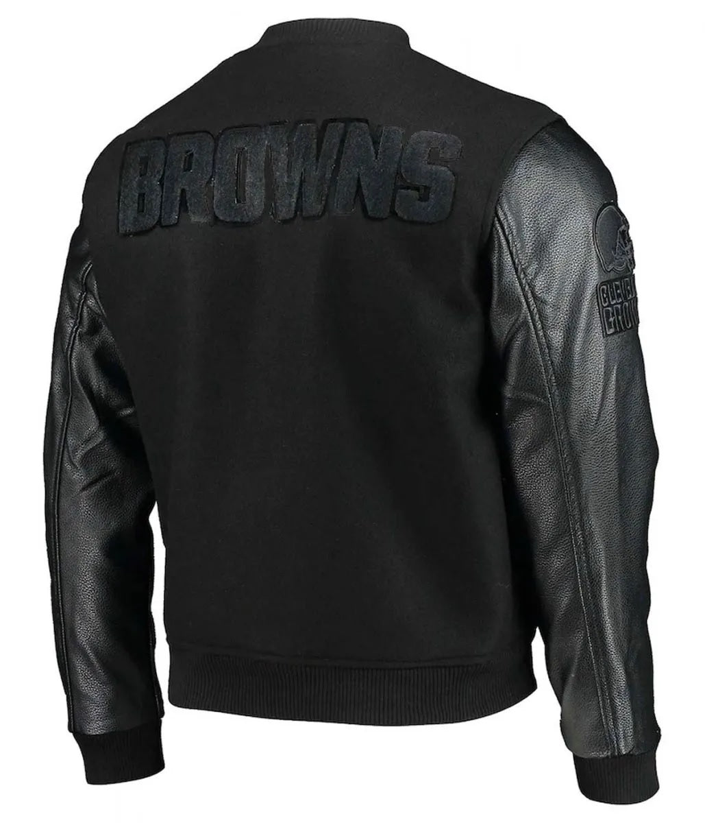Cleveland Browns Varsity Black Jacket