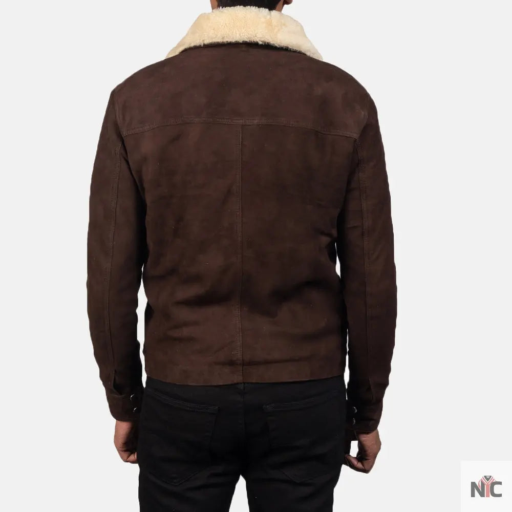 Coffner Brown Shearling Fur Jacket