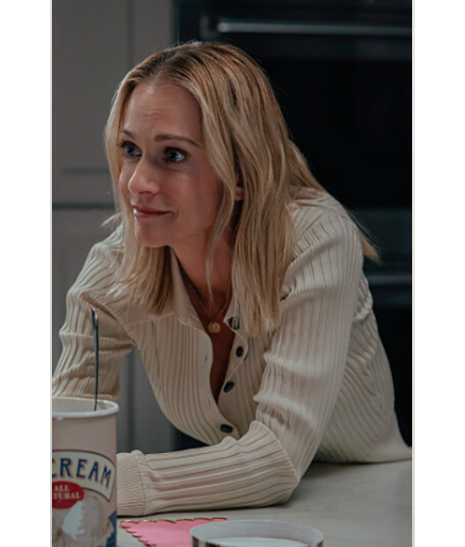 Criminal Minds Evolution S19 A.J. Cook Ribbed Cardigan