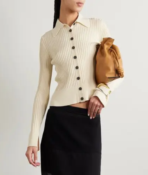 Criminal Minds Evolution S19 A.J. Cook Ribbed Cardigan