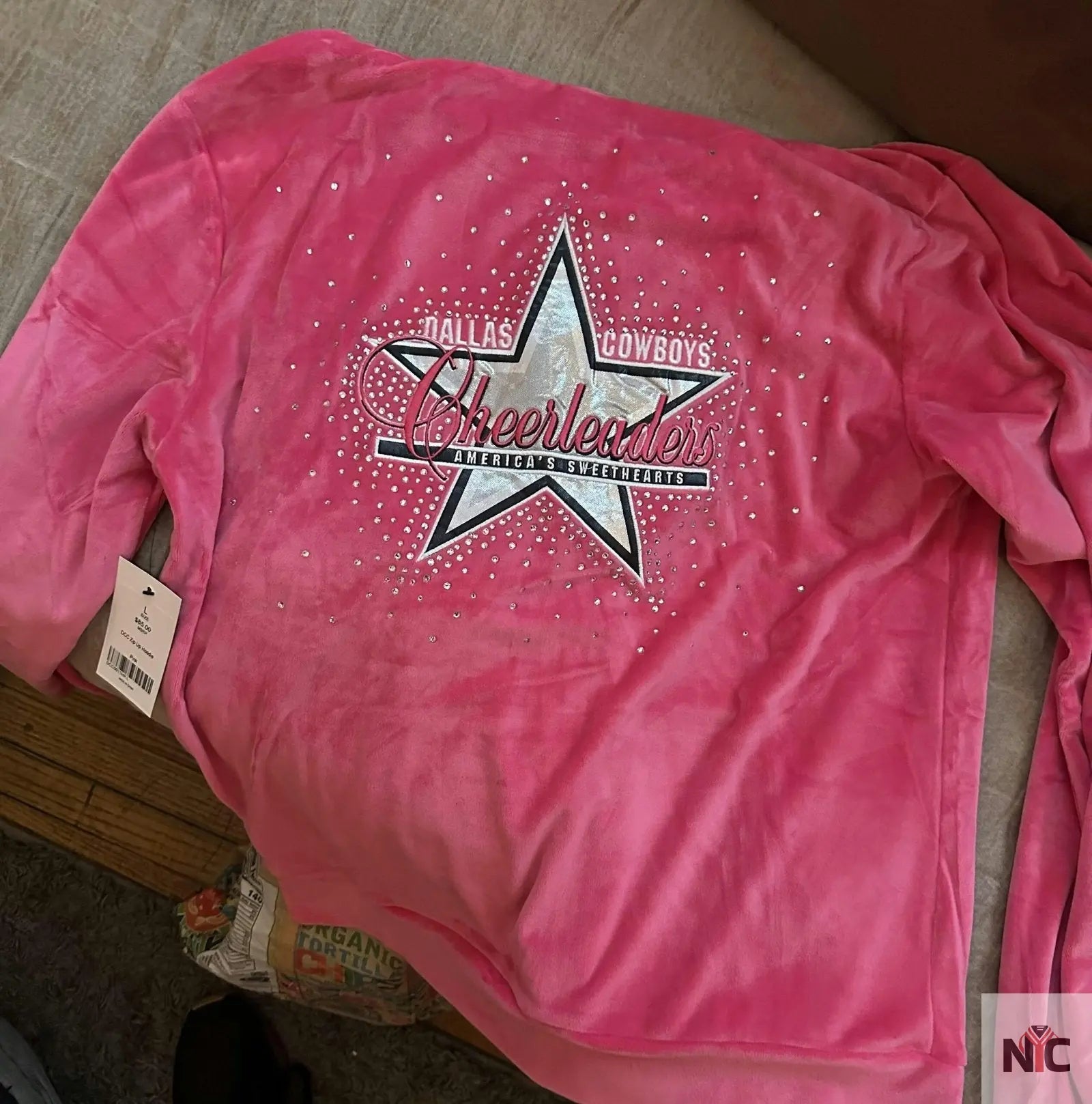 Dallas Cowboys Cheerleader Pink Hoodie