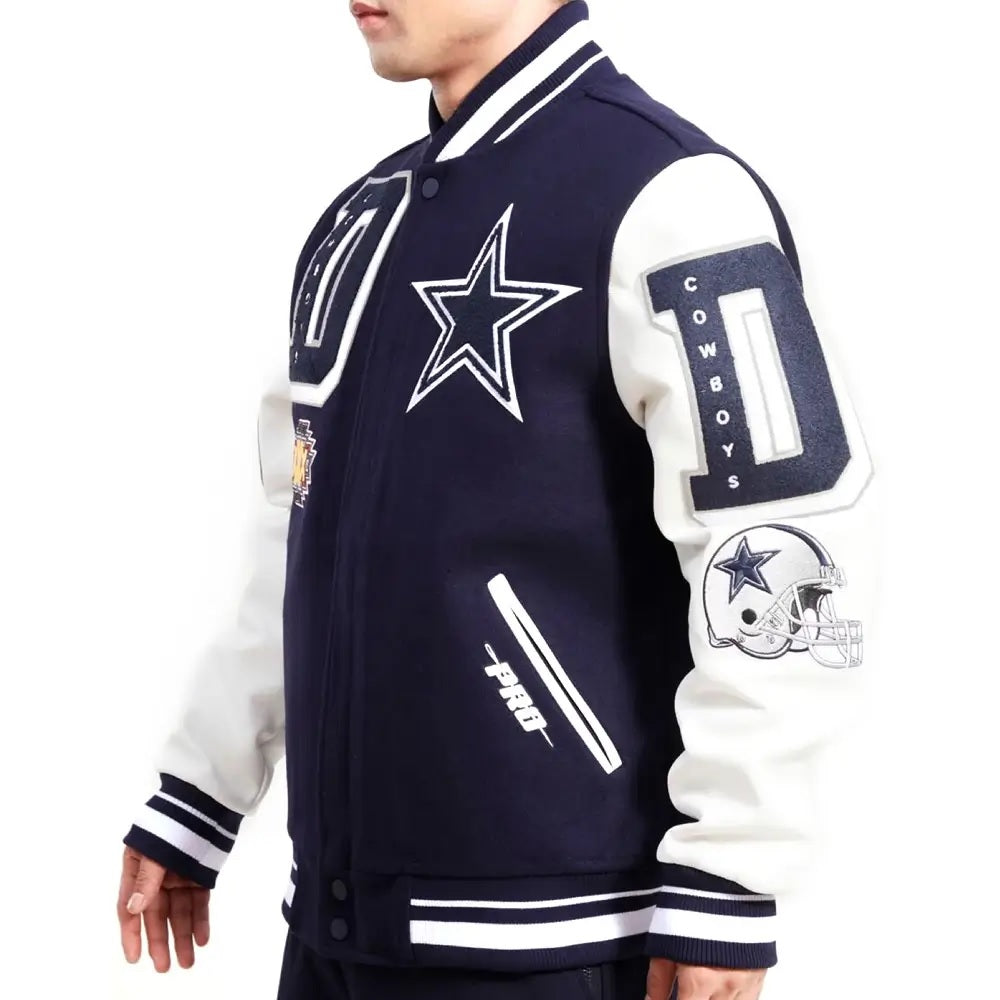 Dallas Cowboys Football Team Players Varsity Jacket