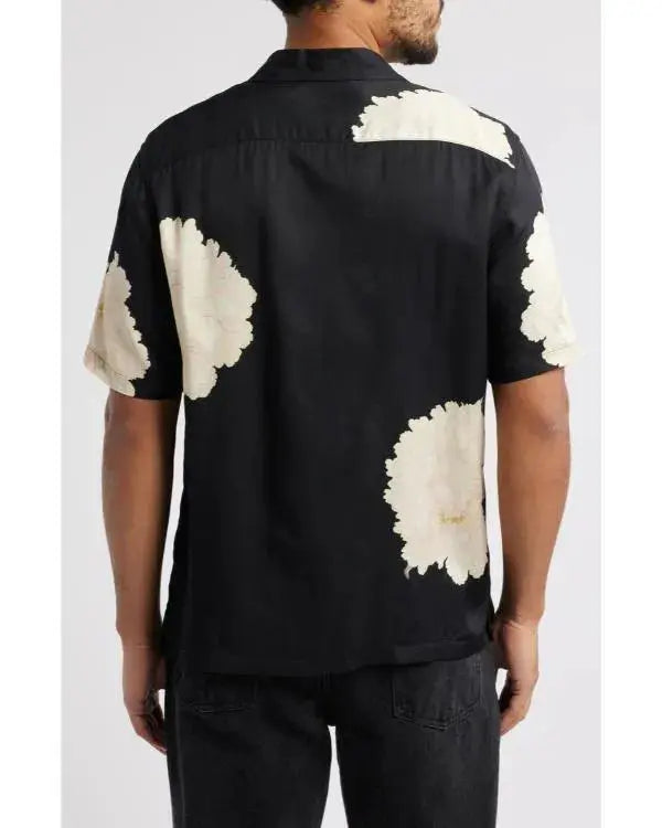 Days of Our Lives 2025 Thaao Penghlis Floral Black Shirt