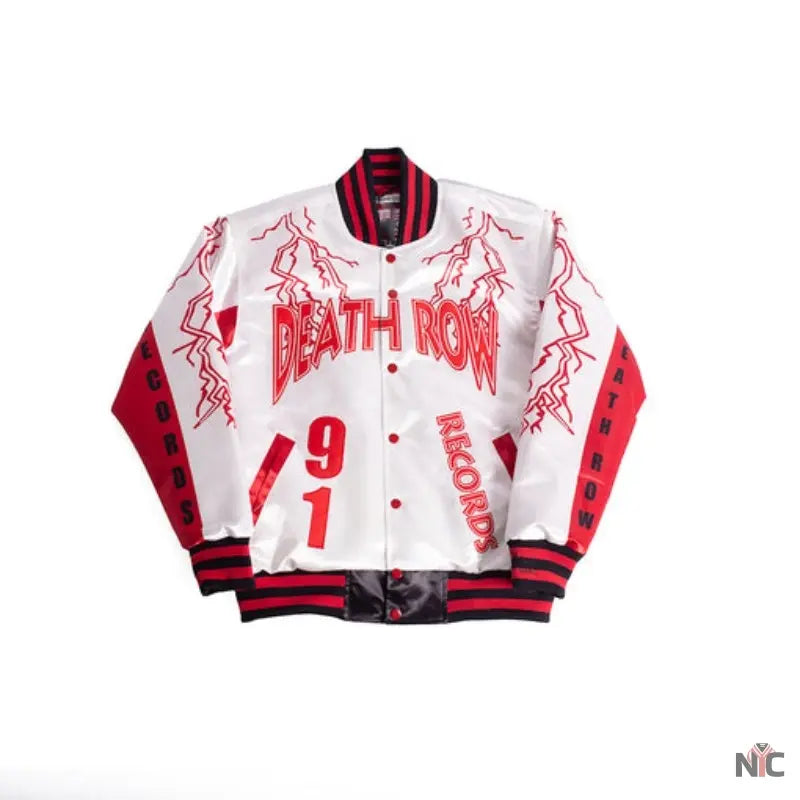 Death Row Lightning Satin Jacket