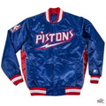 Detroit Pistons Classic Varsity Satin Jacket