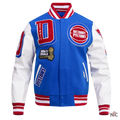 Detroit Pistons Mash Up Varsity Jacket