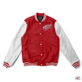 Detroit Red Wings Red And White Varsity Jacket