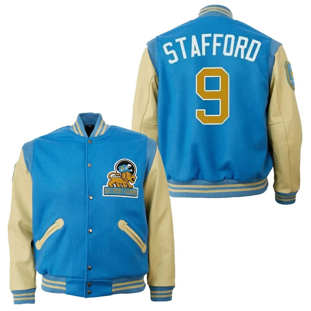 Detroit Lions 9 Matthew Stafford Jacket