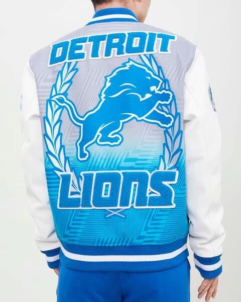 Detroit Lions Remix Wool Varsity Jacket