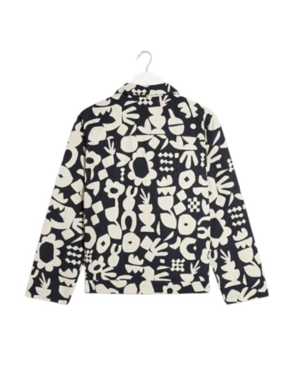 Dirty Laundry S05 Black & White Floral Print Jacket