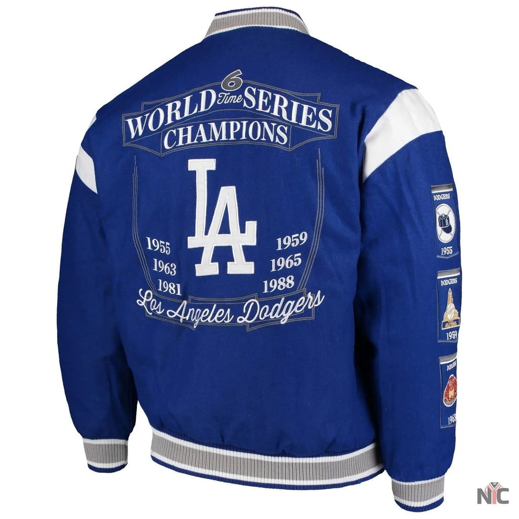 Dodgers Commemorative Championship Varsity Jacket