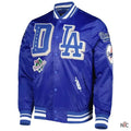 Dodgers Pro Standard Royal Mash Up Satin Varsity Jacket