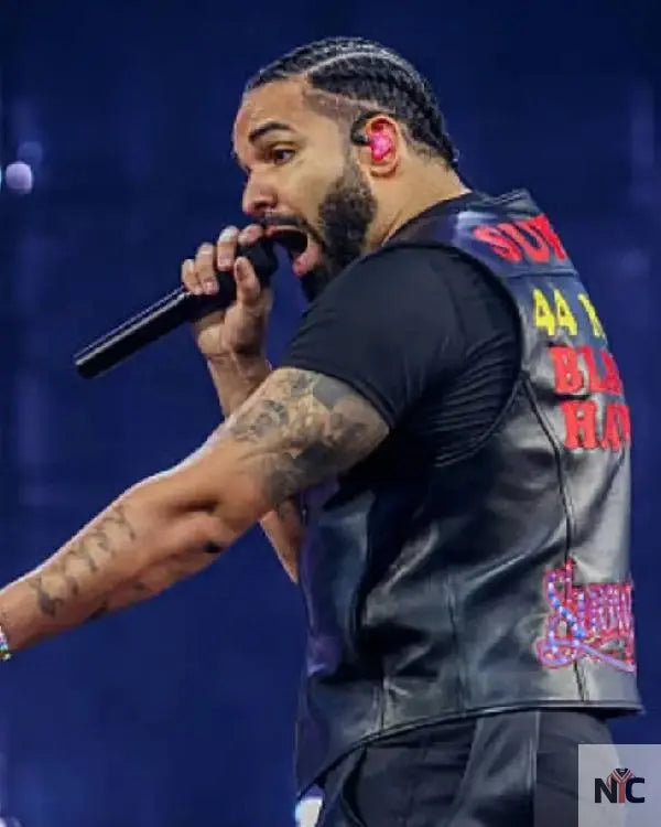 Drake Wireless Festival 2025 Black Vest