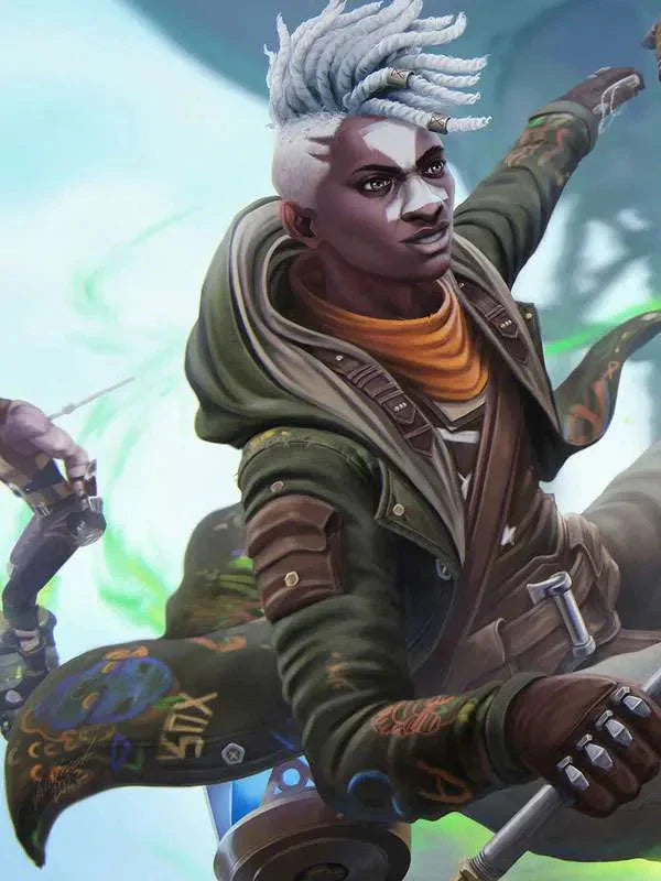 Ekko Arcane Green Hooded Jacket