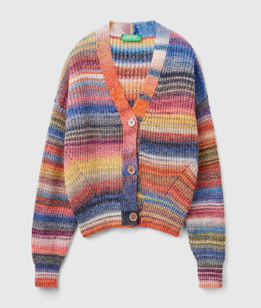 Off Campus S01 Ella Bright Multicolor Cardigan