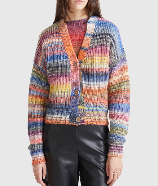 Off Campus S01 Ella Bright Multicolor Cardigan
