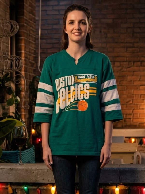 Ella Hunt Not Suitable for Work Green T-Shirt