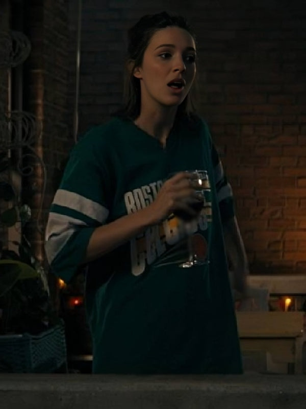 Ella Hunt Not Suitable for Work Green T-Shirt