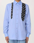 Emily in Paris S05 Lily Collins Shirt With Polka Dot Tie Print