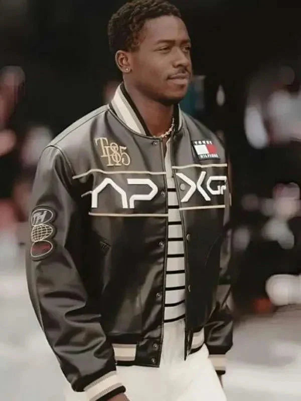 F1 Movie Damson Idris APXGP Varsity Jacket