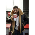 Dunkirk Tom Hardy Farrier Shearling Jacket