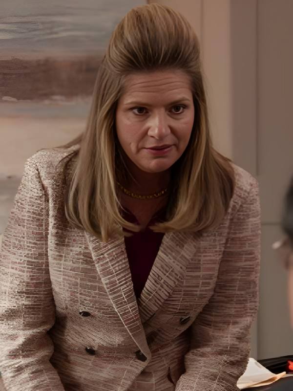 Fisk S03 Julia Zemiro Pink & Grey Boucle Blazer
