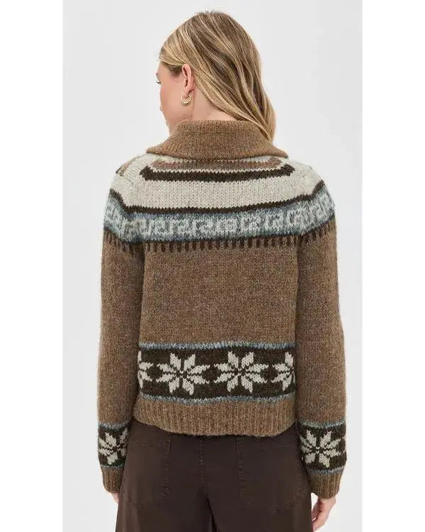 Fixer Upper Colorado Mountain House S01 Joanna Gaines Brown Cardigan