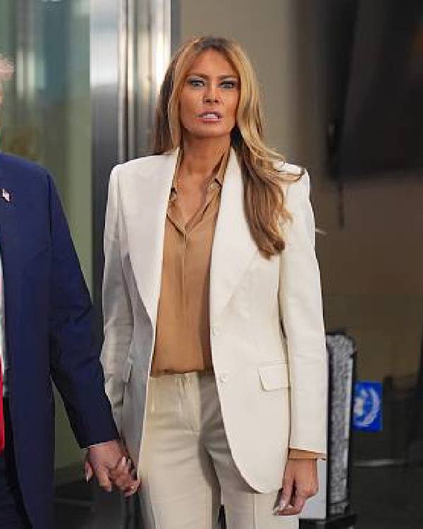General Assembly Melania Trump White Blazer